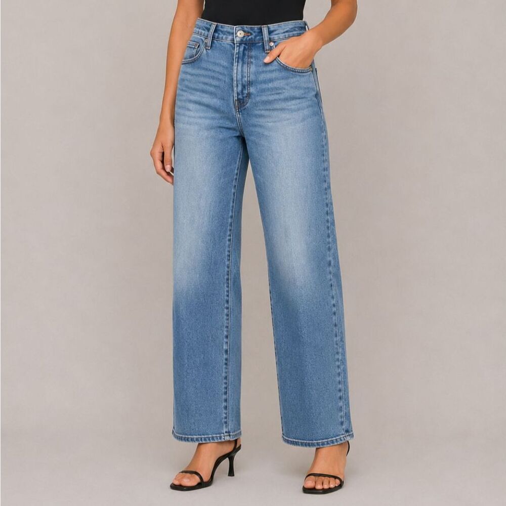 Kendall + Kylie The Icon High Rise Straight Jeans 31